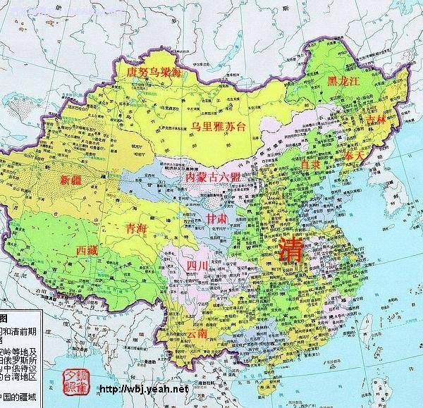 中国历朝历代版图